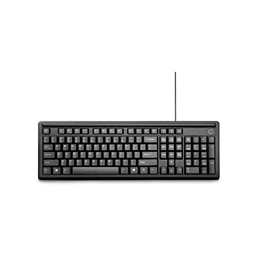 HP 100 Wired USB Desktop Keyboard Black price in chennai, tamilnadu, vellore, chengalpattu, pondichery