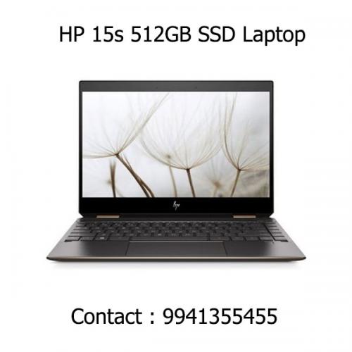 HP 15s 512GB SSD Laptop price in chennai, tamilnadu, vellore, chengalpattu, pondichery