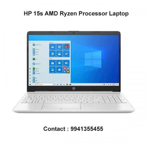 HP 15s AMD Ryzen Processor Laptop price in chennai, tamilnadu, vellore, chengalpattu, pondichery