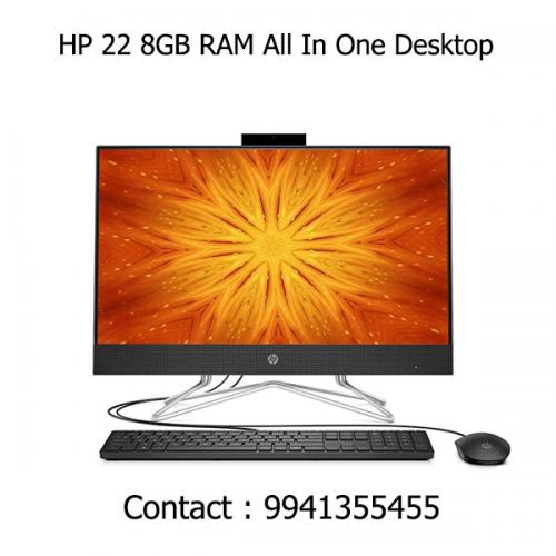 HP 22 8GB RAM All In One Desktop  price in chennai, tamilnadu, vellore, chengalpattu, pondichery