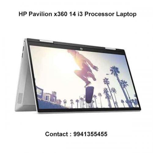 HP Pavilion x360 14 i3 Processor Laptop price in chennai, tamilnadu, vellore, chengalpattu, pondichery
