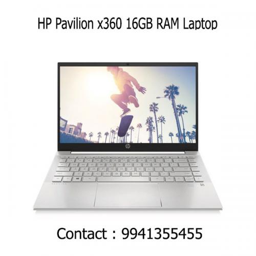HP Pavilion x360 16GB RAM Laptop price in chennai, tamilnadu, vellore, chengalpattu, pondichery