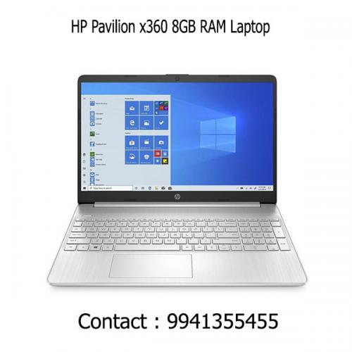 HP Pavilion x360 8GB RAM Laptop price in chennai, tamilnadu, vellore, chengalpattu, pondichery