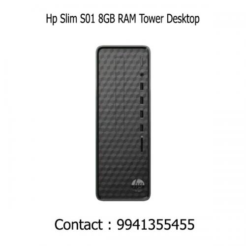  Hp Slim S01 8GB Ram Desktop price in chennai, tamilnadu, vellore, chengalpattu, pondichery